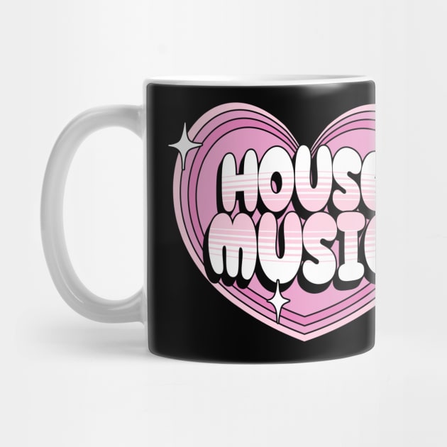 HOUSE MUSIC - Y2K Heart (pink) by DISCOTHREADZ 